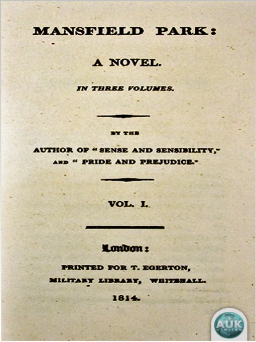 Title details for Mansfield Park by Jane Austen - Wait list